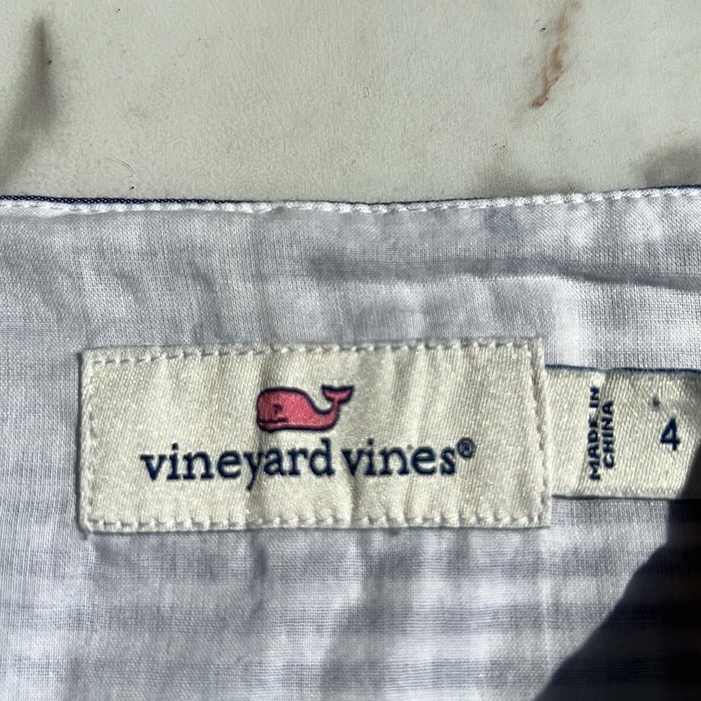 Vineyard Vines Striped Mini Skirt Size 4 - Picture 4 of 11